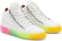 Giuseppe Zanotti Kriss sneakers met regenboogprint Wit - Thumbnail 2