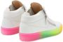 Giuseppe Zanotti Kriss sneakers met regenboogprint Wit - Thumbnail 3