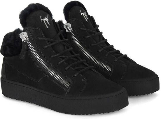 Giuseppe Zanotti Kriss Winter mid-top sneakers Zwart