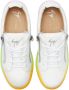 Giuseppe Zanotti Leren sneakers Wit - Thumbnail 4