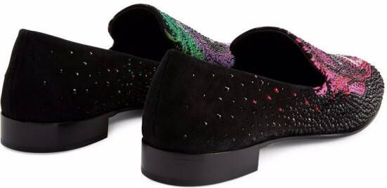 Giuseppe Zanotti Lewis Joker loafers Zwart