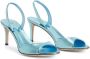 Giuseppe Zanotti Lilibeth leren slingback sandalen Blauw - Thumbnail 2