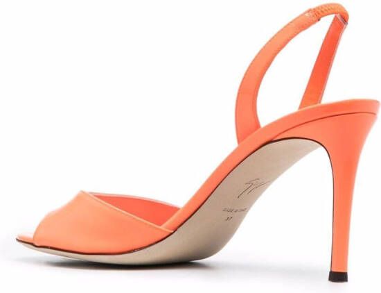 Giuseppe Zanotti Lilibeth slingback sandalen Oranje