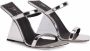 Giuseppe Zanotti Lilii Borea sandalen met dubbele bandjes Zilver - Thumbnail 2