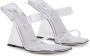 Giuseppe Zanotti Lilii Borea sandalen met sleehak Zilver - Thumbnail 2