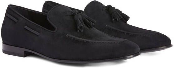 Giuseppe Zanotti Loafers met kwastje Zwart