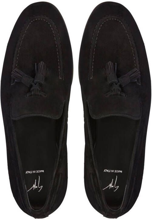 Giuseppe Zanotti Loafers met kwastje Zwart