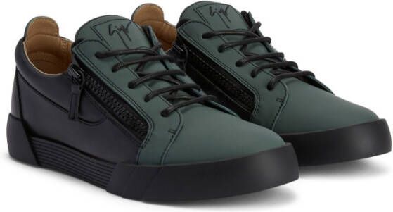 Giuseppe Zanotti Leren sneakers Zwart