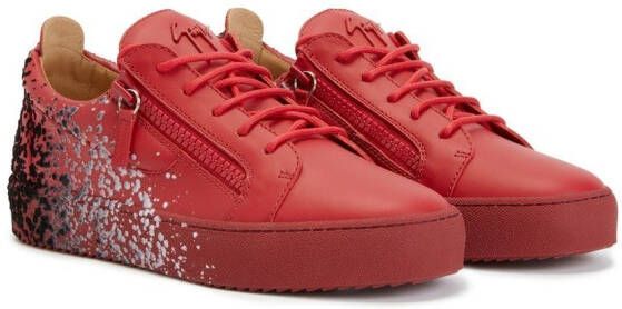 Giuseppe Zanotti Low-top sneakers Rood