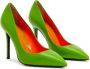 Giuseppe Zanotti Lucrezia leren pumps Groen - Thumbnail 2