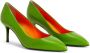 Giuseppe Zanotti Lucrezia leren pumps Groen - Thumbnail 2