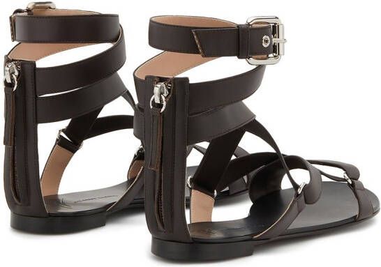 Giuseppe Zanotti Lyda sandalen Bruin