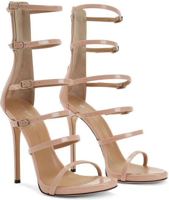 Giuseppe Zanotti Margaret sandalen met meerdere bandjes Roze