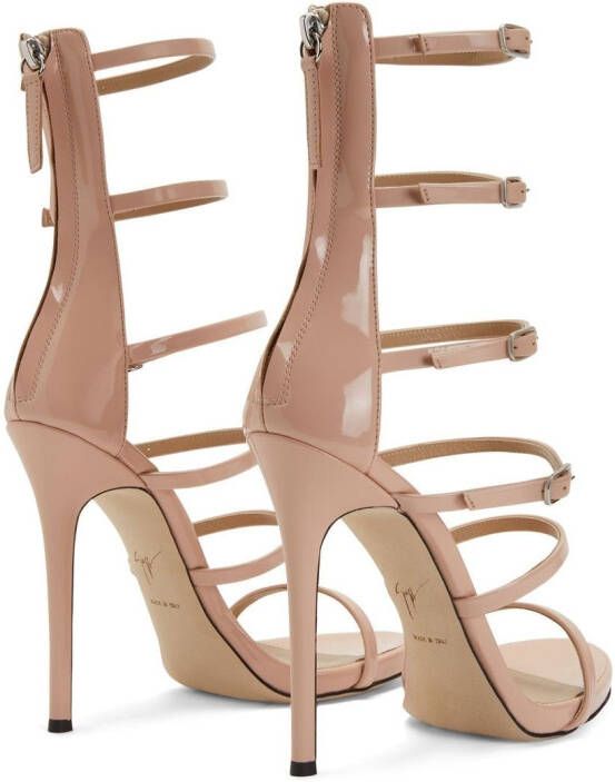 Giuseppe Zanotti Margaret sandalen met meerdere bandjes Roze