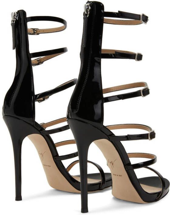 Giuseppe Zanotti Margaret sandalen met meerdere bandjes Zwart