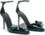 Giuseppe Zanotti Marthina leren sandalen Groen - Thumbnail 2