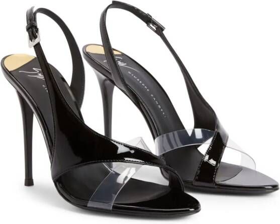 Giuseppe Zanotti Slingback sandalen Zwart