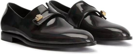 Giuseppe Zanotti Marty lakleren loafers Grijs