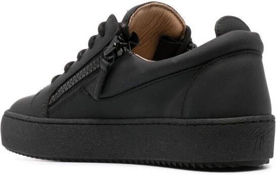 Giuseppe Zanotti May London leren sneakers Zwart