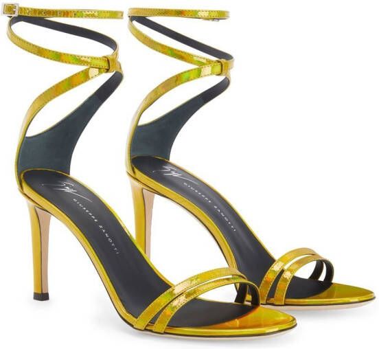 Giuseppe Zanotti Stiletto sandalen Geel