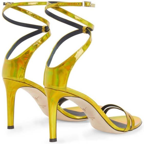 Giuseppe Zanotti Stiletto sandalen Geel