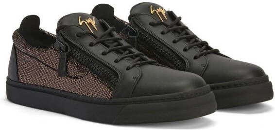 Giuseppe Zanotti Metallic sneakers Zwart