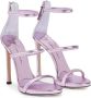 Giuseppe Zanotti Metallic stiletto sandalen Roze - Thumbnail 2