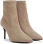 Giuseppe Zanotti Mirea leren enkellaarzen Beige - Thumbnail 2