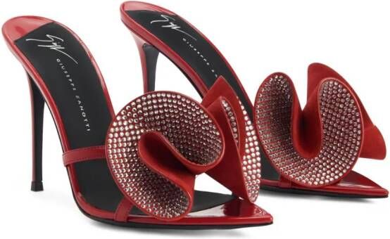 Giuseppe Zanotti Muiltjes met applicatie Rood