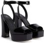 Giuseppe Zanotti New Betty sandalen met open neus Zwart - Thumbnail 2