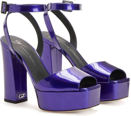 Giuseppe Zanotti New Betty sandalen Blauw