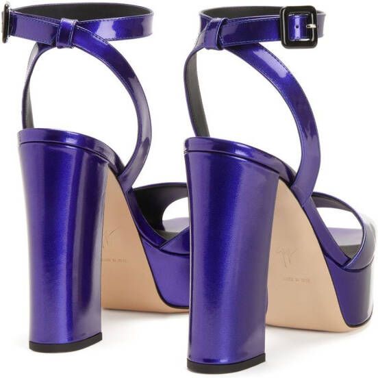 Giuseppe Zanotti New Betty sandalen Blauw