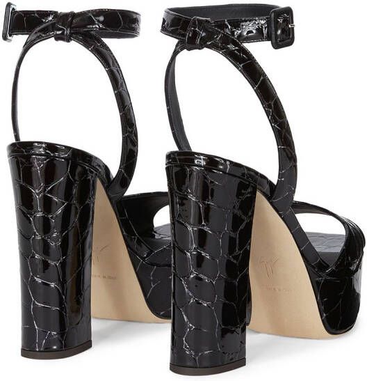 Giuseppe Zanotti New Betty sandalen met open neus Zwart