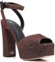 Giuseppe Zanotti New Betty sandalen met plateauzool Rood - Thumbnail 2