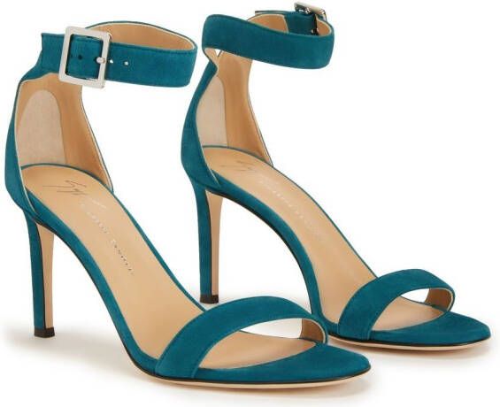 Giuseppe Zanotti Neyla sandalen met enkelbandje Blauw