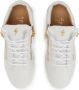 Giuseppe Zanotti Nicki leren sneakers Grijs - Thumbnail 4