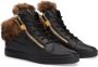 Giuseppe Zanotti Nicki leren sneakers Zwart - Thumbnail 2