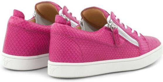 Giuseppe Zanotti Nicki low-top sneakers Roze