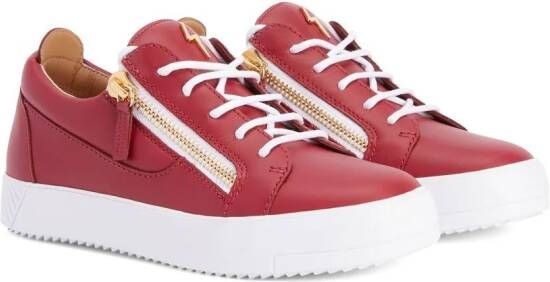 Giuseppe Zanotti Nicki low-top sneakers Rood