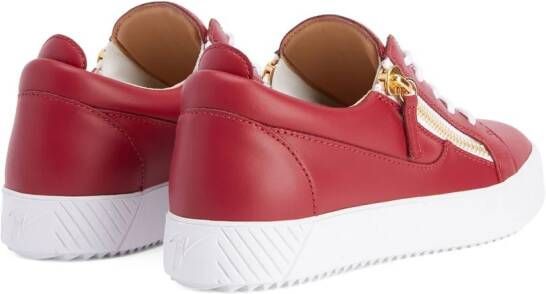 Giuseppe Zanotti Nicki low-top sneakers Rood