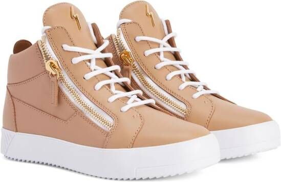 Giuseppe Zanotti Nicki mid-top sneakers Beige