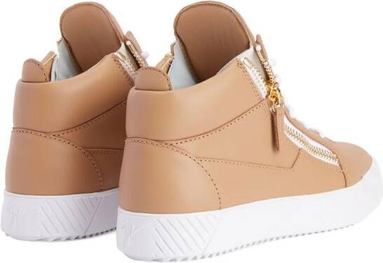 Giuseppe Zanotti Nicki mid-top sneakers Beige