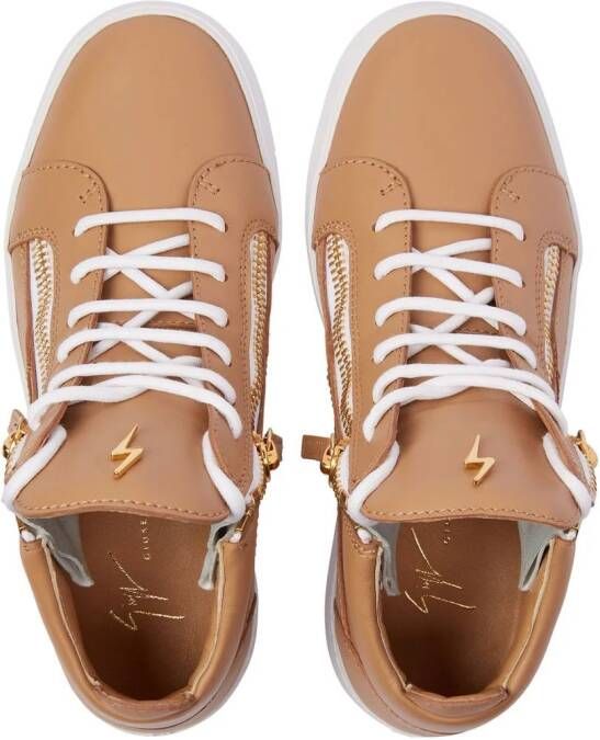 Giuseppe Zanotti Nicki mid-top sneakers Beige