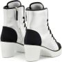 Giuseppe Zanotti Nidir enkellaarzen met chunky hak Zilver - Thumbnail 3