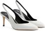 Giuseppe Zanotti Rachyl leren slingback pumps Wit - Thumbnail 2