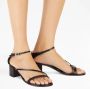 Giuseppe Zanotti Rochelle leren sandalen Zwart - Thumbnail 5