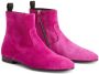 Giuseppe Zanotti Ron suède enkellaarzen Roze - Thumbnail 2