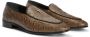 Giuseppe Zanotti Rudolph leren loafers Bruin - Thumbnail 2