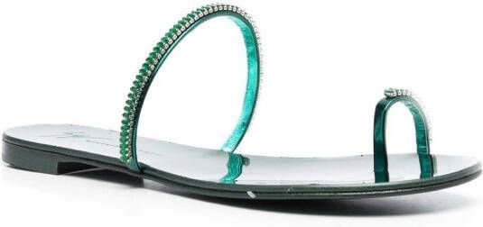 Giuseppe Zanotti Sandalen Groen