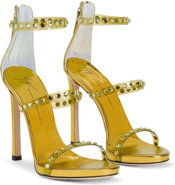 Giuseppe Zanotti Sandalen met hoge hak Geel